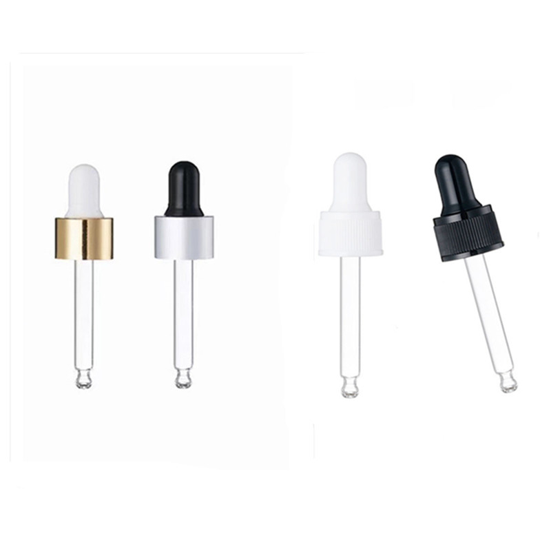 Juice Bottle Dropper - 18-410 Glass Dropper Plastic/Aluminum Child Resistant