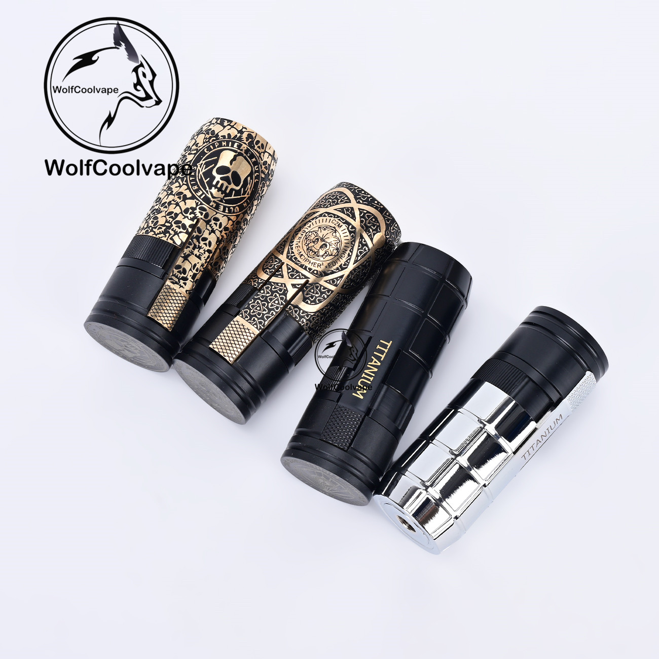 Vape Battery 18650 - Wolfcoolvape MK2 Special Mechanical Mod Brass