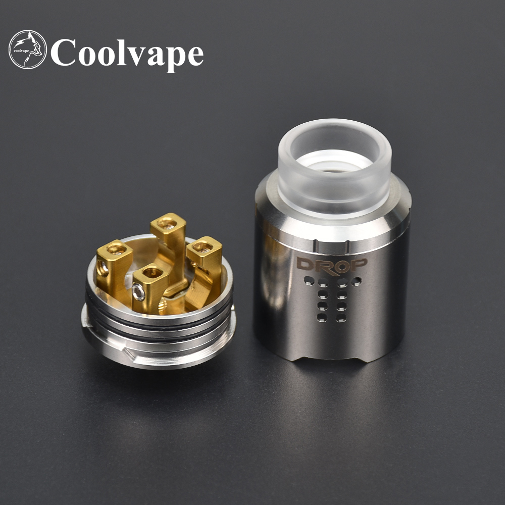 Wolfcoolvape Drop RDA 24mm vap - огляд і ціна Rda Atomizer Deck