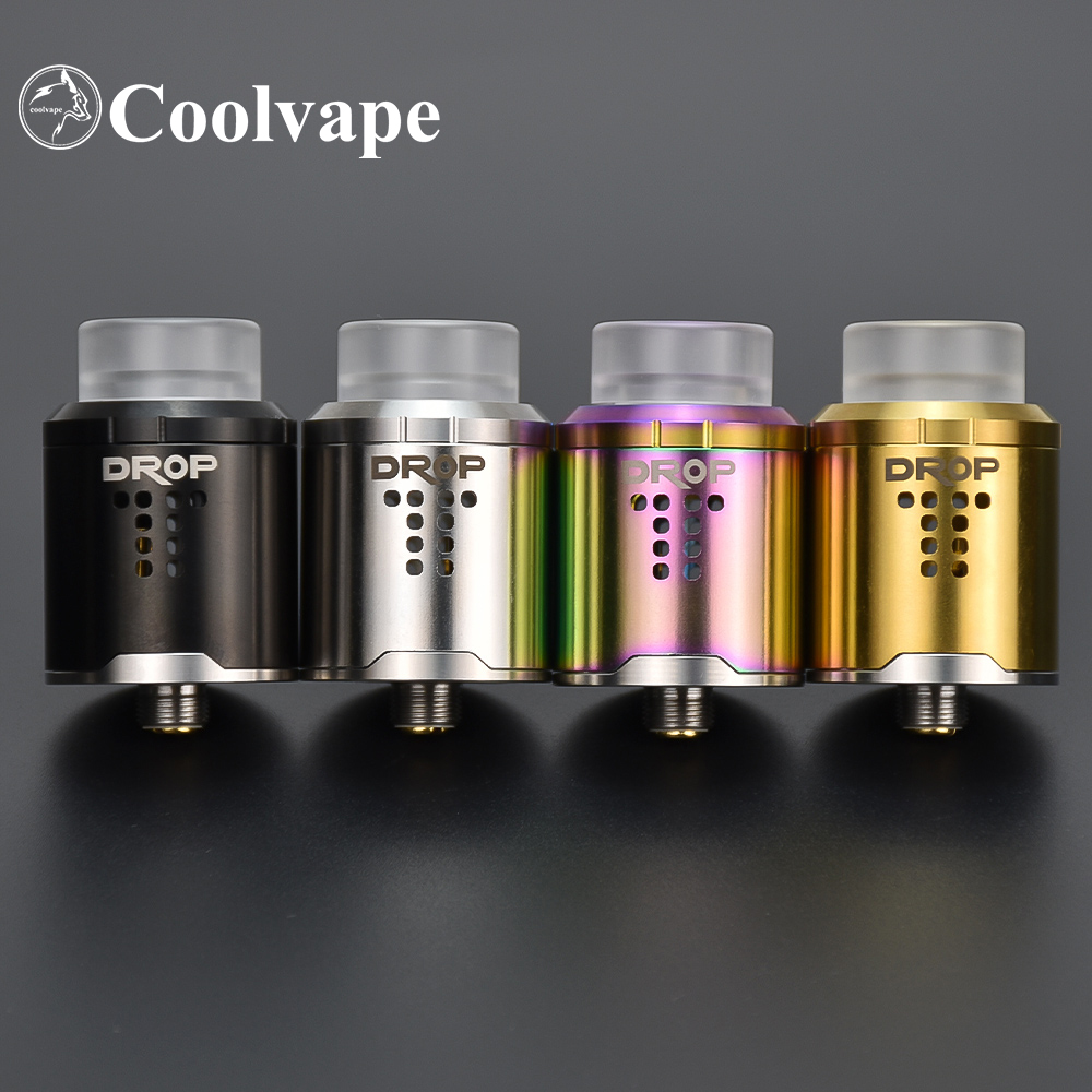 Wolfcoolvape Drop RDA 24mm vap - огляд і ціна Rda Atomizer Deck