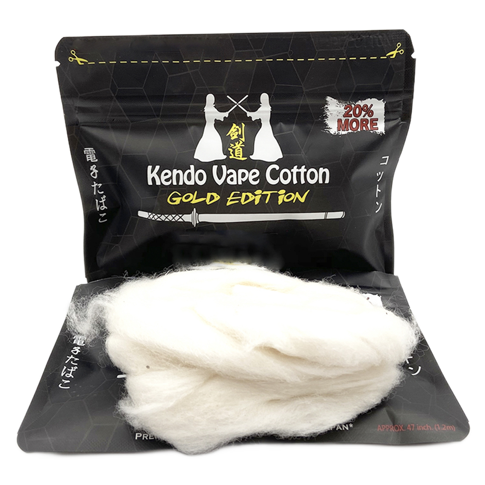 New Kendo Cotton Gold Edition  - огляд і ціна Vaping Goods