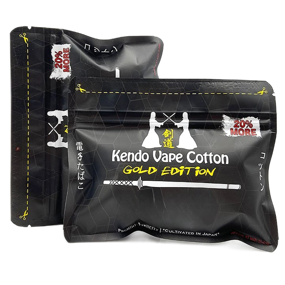 New Kendo Cotton Gold Edition  - огляд і ціна Vaping Goods