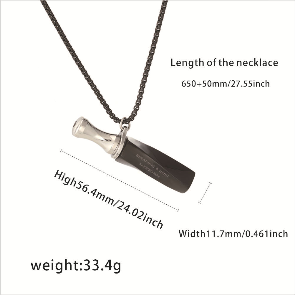 Stainless Steel Inhaler Neckla - огляд і ціна Vaping Air