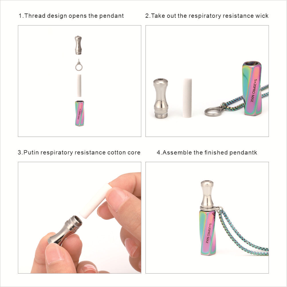 Stainless Steel Inhaler Neckla - огляд і ціна Vaping Air