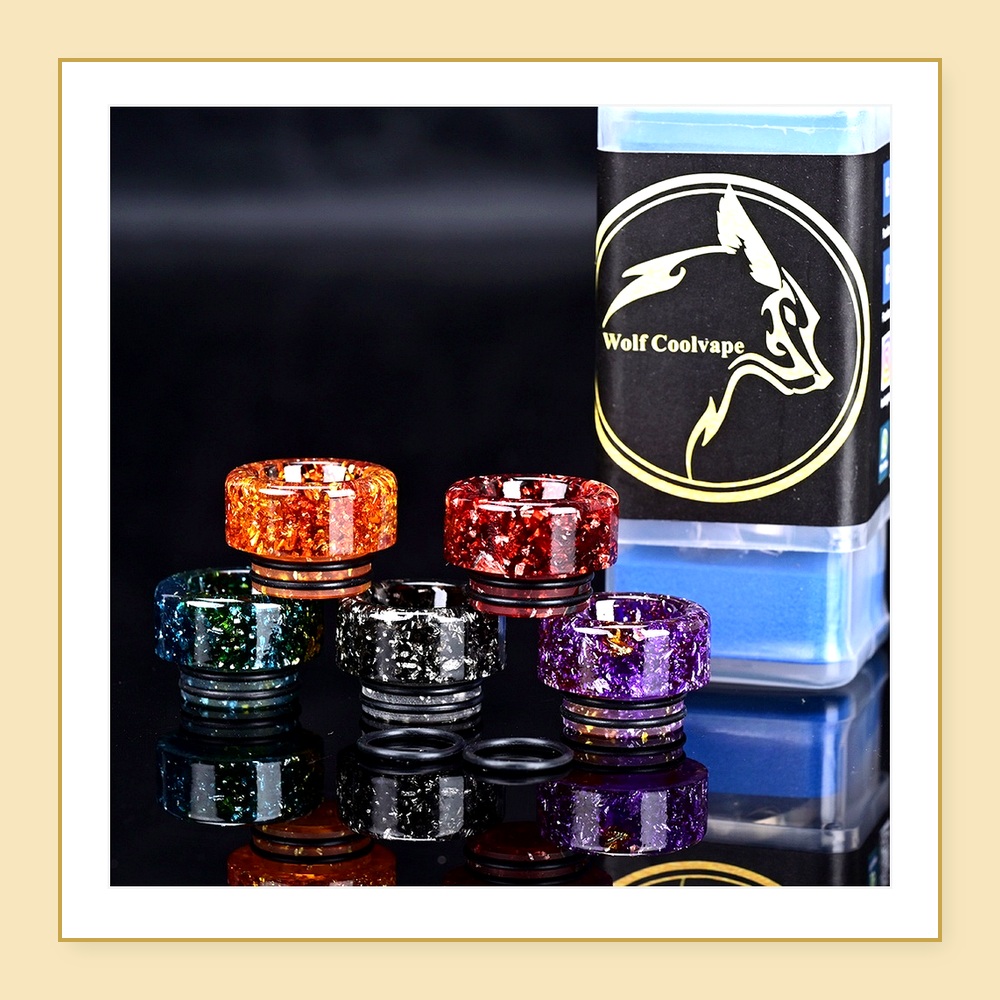 5pcs Wolfcoolvape 810 Drip Tip - огляд і ціна Drip Tip Resin