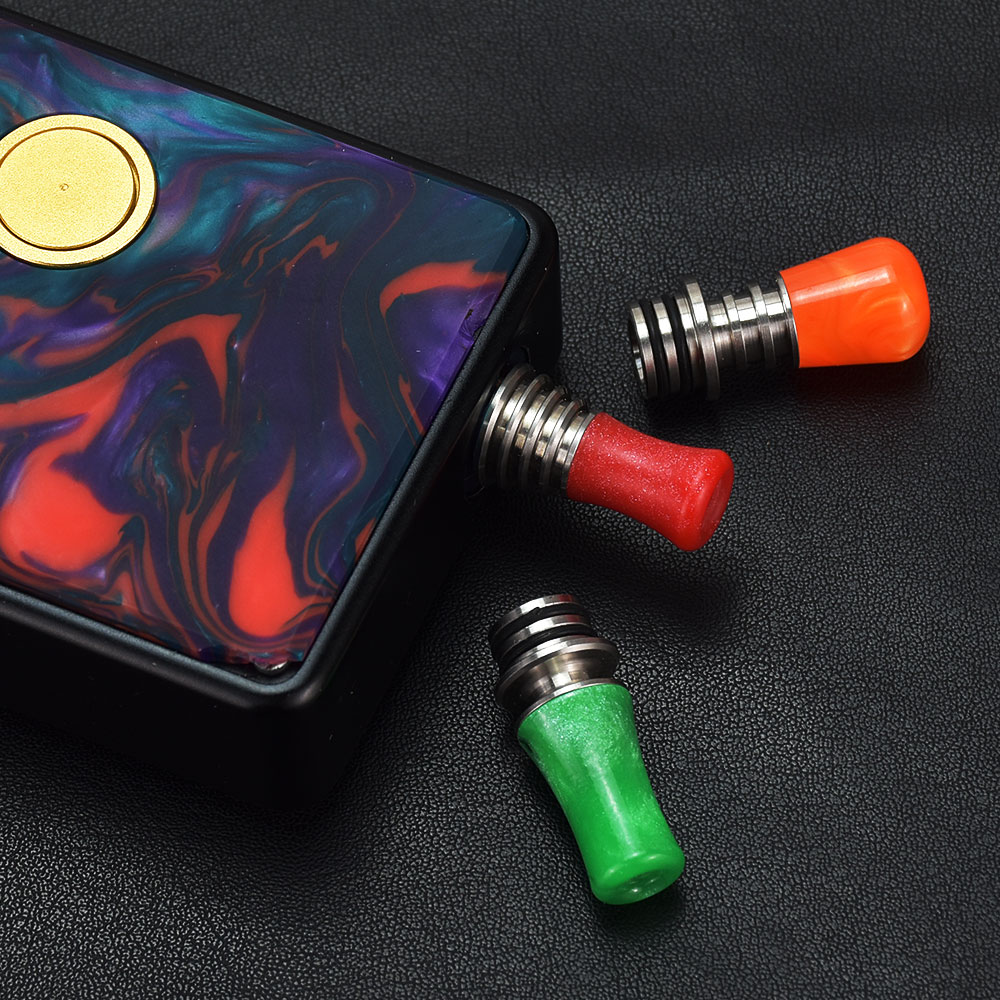 WOLFCOOLVAPE design rda tank a - огляд і ціна Drip Tip Resin