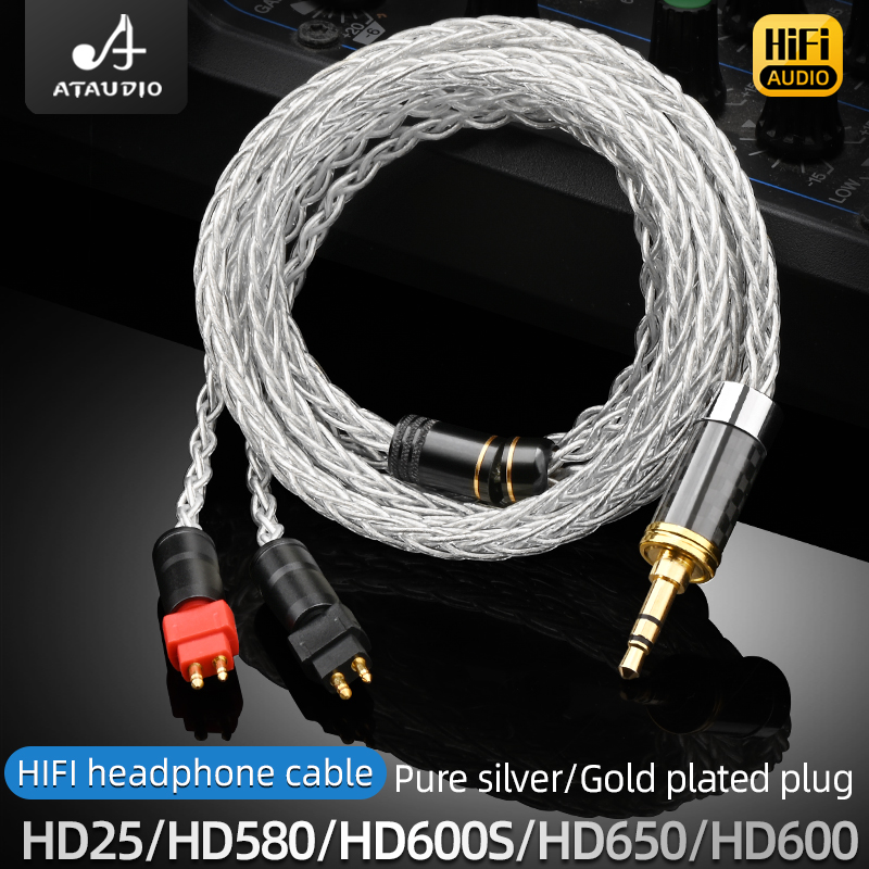 ATAUDIO HiFi Pure Silver 2.5mm - огляд і ціна Sennheiser Headphone Hd 25