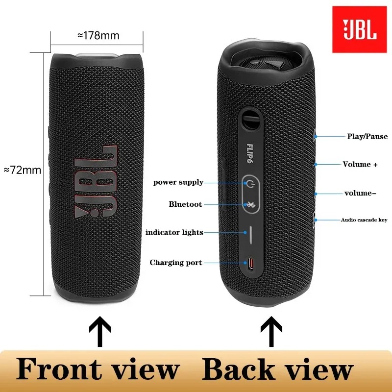 JBL Flip 6 Compact Outdoor Blu - огляд і ціна Jbl Speaker Flip 6