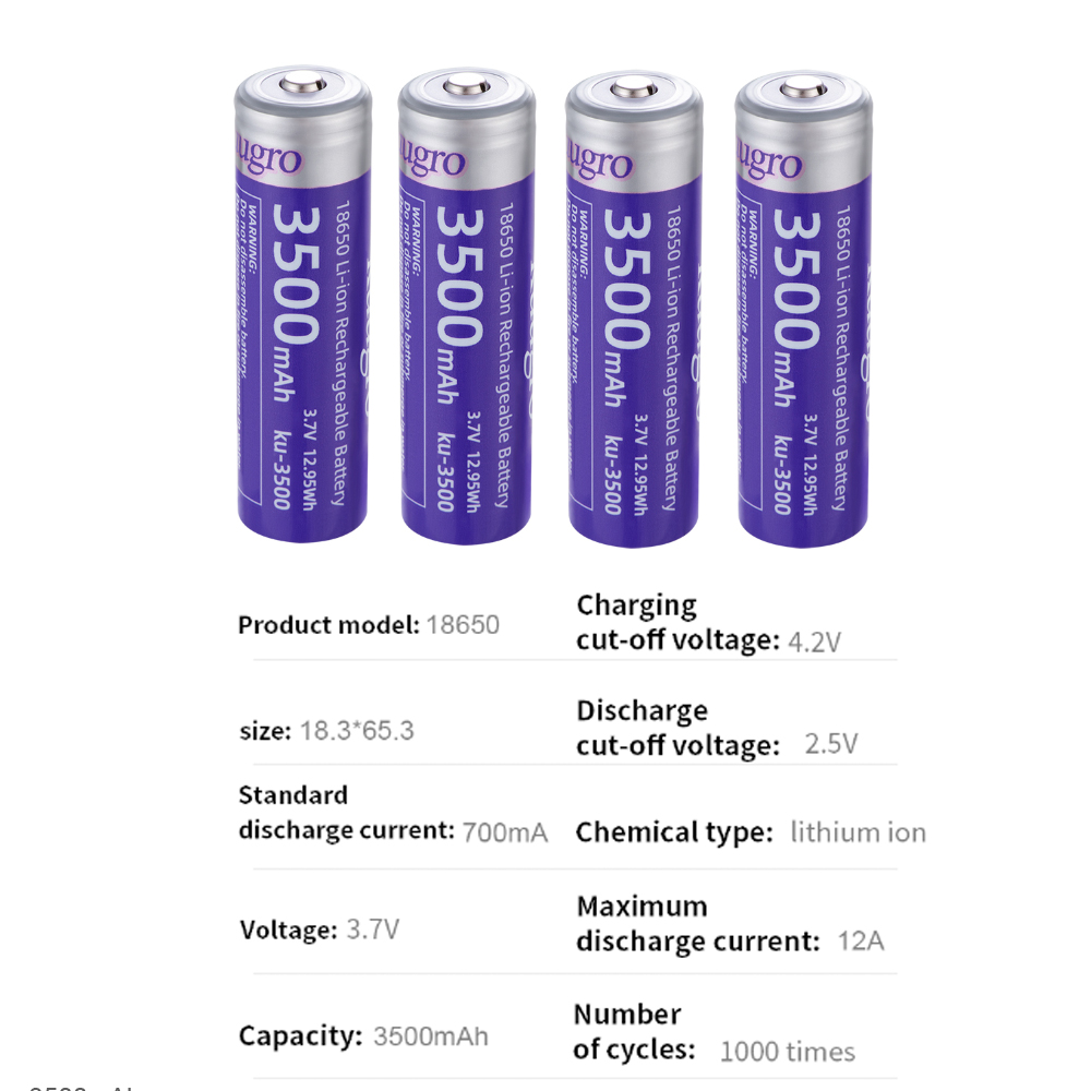 Kuugro Ku-3500 18650 Battery 3 - огляд і ціна Vape Battery 18650