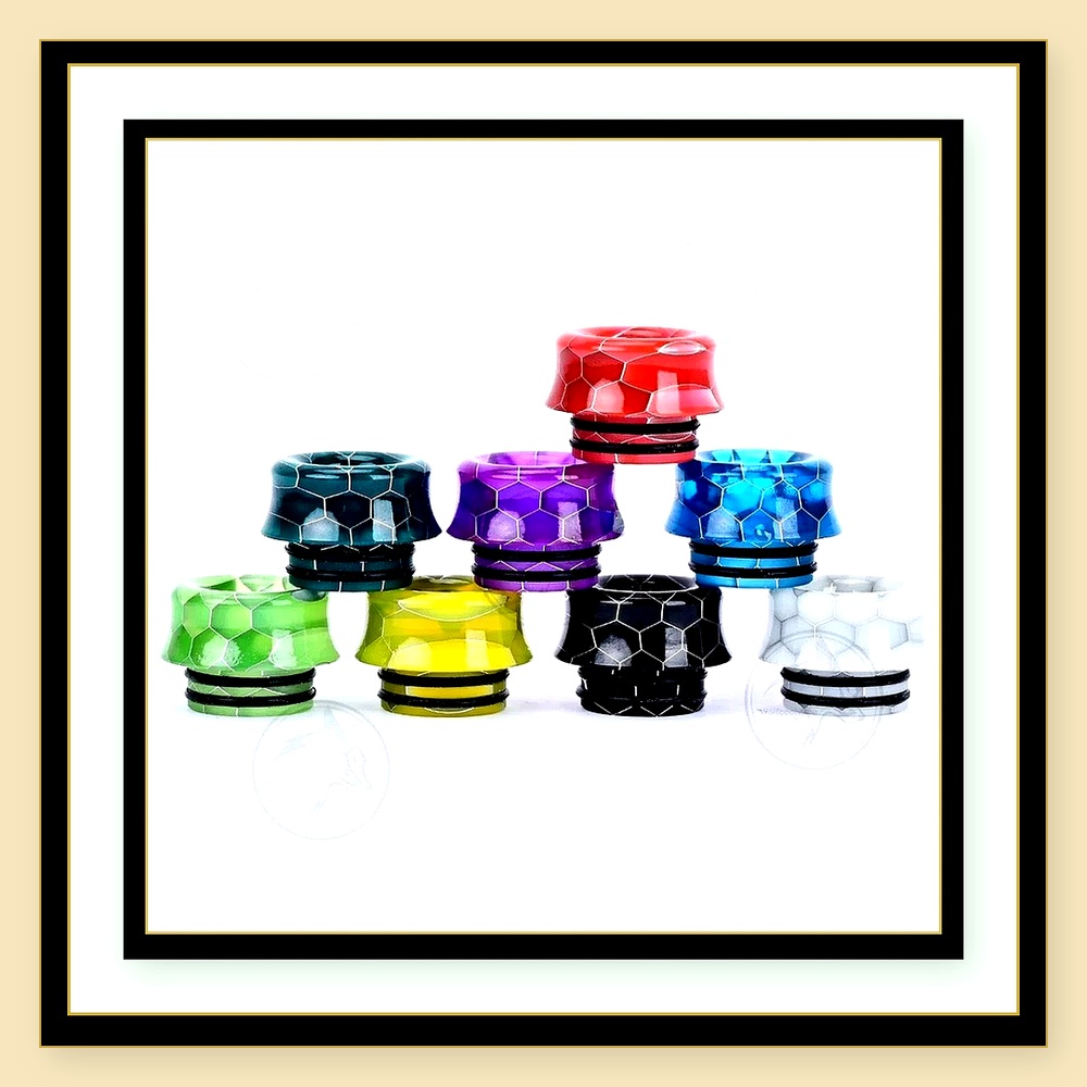 Wolfcool 810 Drip Tip Set – 8  - огляд і ціна Drip Tip Resin