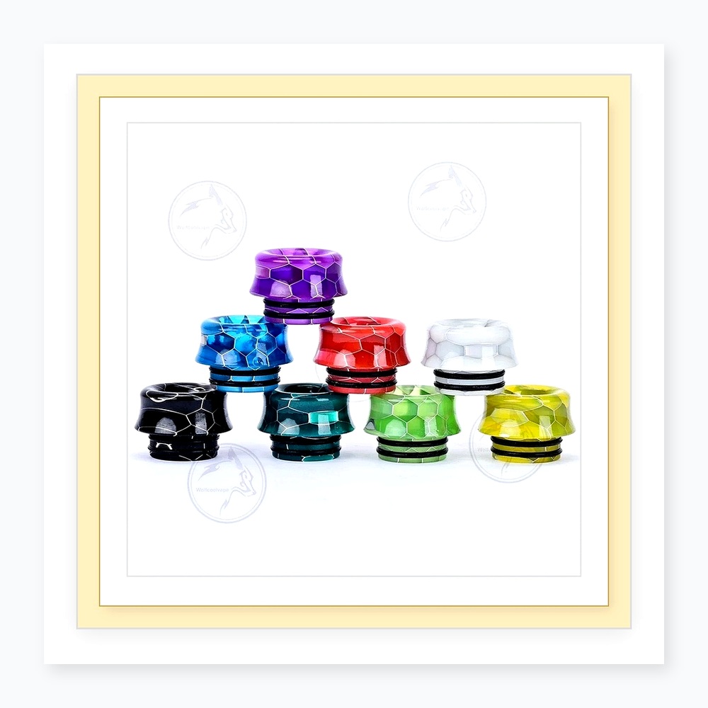 Wolfcool 810 Drip Tip Set – 8  - огляд і ціна Drip Tip Resin